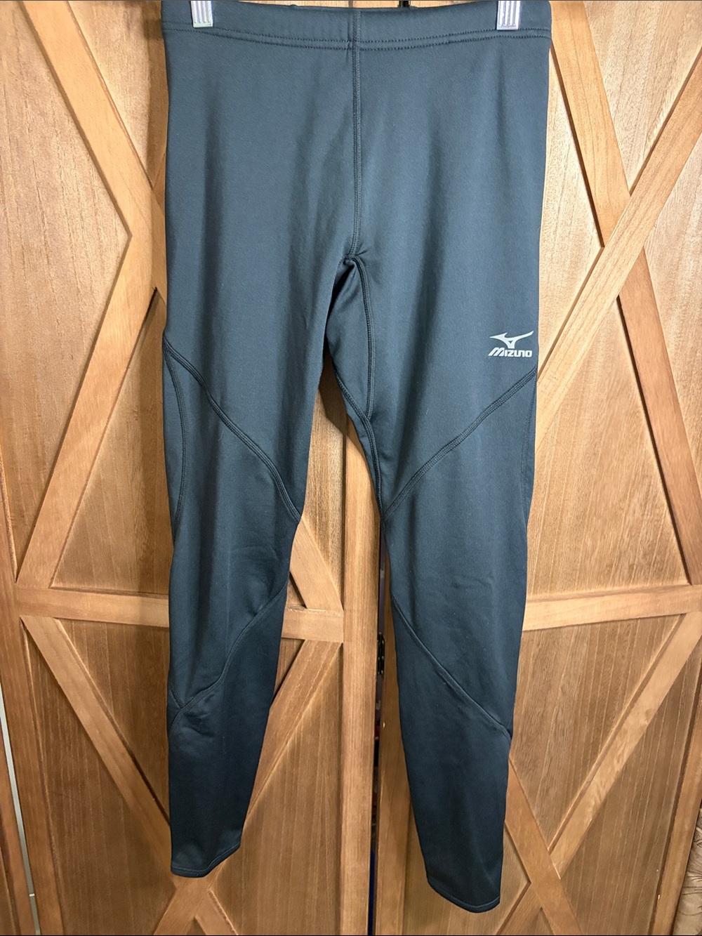 MIZUNO Breath Thermo Women's Thermal Running Tights Pants Black SIZE MEDIUM